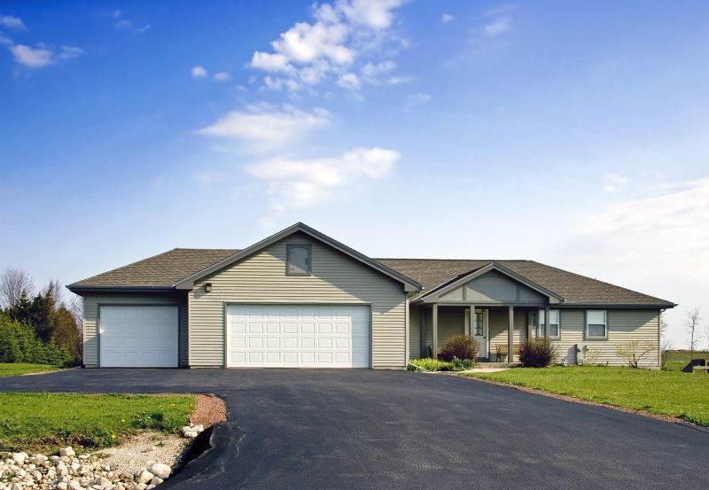 Residential Driveway Close-Up